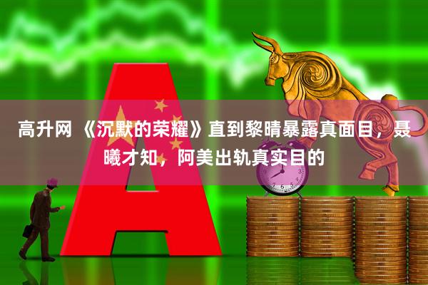 高升网 《沉默的荣耀》直到黎晴暴露真面目,聂曦才知,阿美出轨真实目的